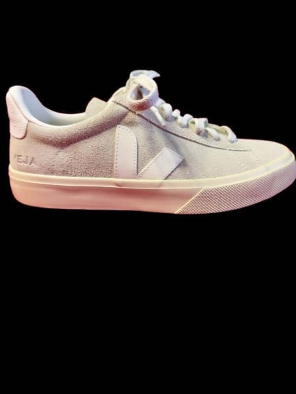 Veja Womens Campo Chromefree, Suede White Ivory US 7 UK 5 Excellent condition